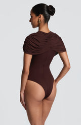 Muriel Bodysuit - Plum Brown