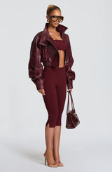 Bailey Jacket - Cherry Lacquer