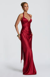 Ophelia Maxi Dress - Deep Red