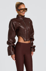 Malucia Jacket - Plum Brown