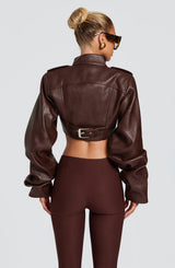 Malucia Jacket - Plum Brown