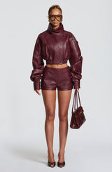 Bailey Jacket - Cherry Lacquer