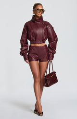 Bailey Jacket - Cherry Lacquer