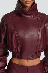 Bailey Jacket - Cherry Lacquer