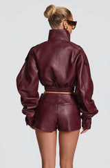 Bailey Jacket - Cherry Lacquer