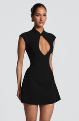 Sakura Mini Dress - Black