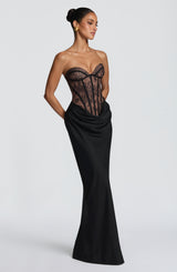 Kathleen Maxi Dress - Black