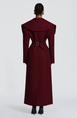 Calypso Coat - Burgundy