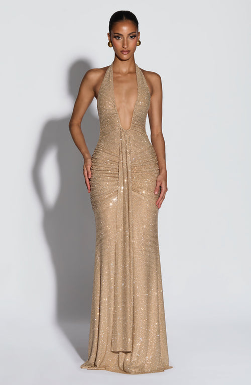 Gold Prom Dress