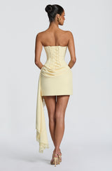 Avelina Mini Dress - Lemon