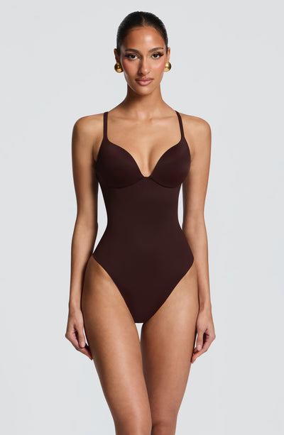 Bibiy. BBUNNIE BODYSUIT ブラウン Shop the Janie Bodysuit - Plum Brown | Babyboo Fashion