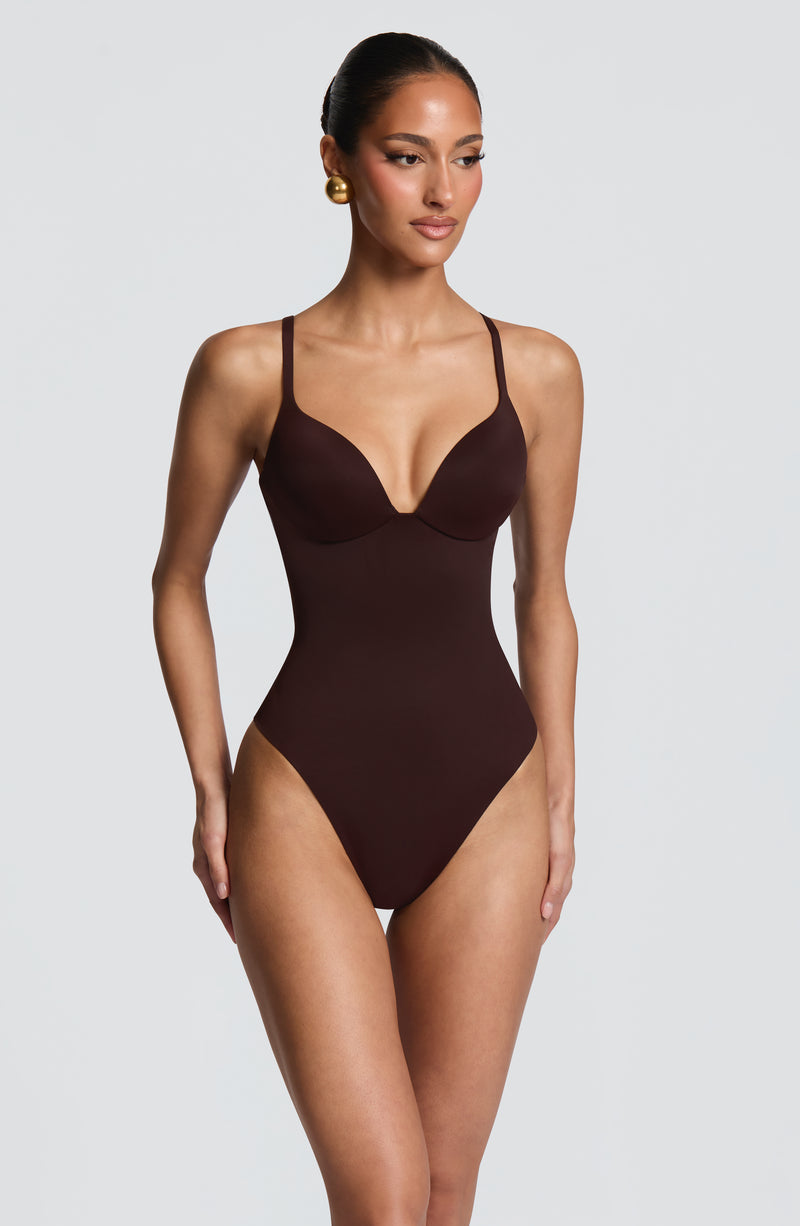 Shop the Janie Bodysuit - Plum Brown | Babyboo Fashion