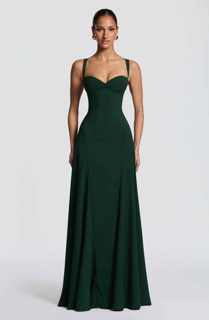 Shop the Irie Maxi Dress - Emerald | Babyboo Fashion