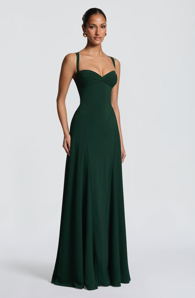 Shop the Irie Maxi Dress - Emerald | Babyboo Fashion