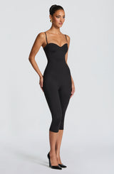 Tora Capri Jumpsuit - Black