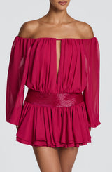 Deja Playsuit - Raspberry