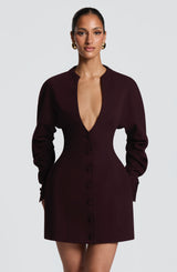 Cody Mini Dress - Plum