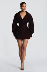 Dylan Blazer Dress - Plum