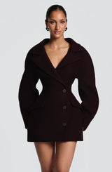 Dylan Blazer Dress - Plum
