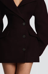 Dylan Blazer Dress - Plum