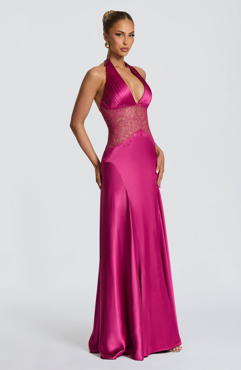 fuchsia maxi dress Shop the Virella Maxi Dress - Fuchsia