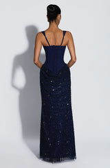 Yeona Maxi Dress - Navy