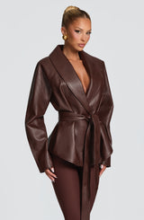 Nevada Jacket - Plum Brown