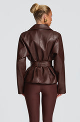 Nevada Jacket - Plum Brown