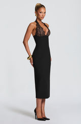 Fiorenza Midi Dress - Black