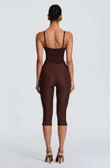 Janie Bodysuit - Plum Brown
