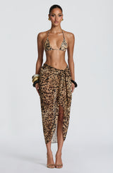 Talia Sarong - Leopard Print