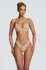 SoftForm Triangle Bralette - Clay