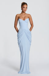 Chiara Maxi Dress - Glacier Blue