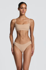 SoftForm Scoop Bralette - Clay