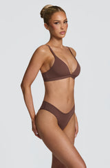 SoftForm Triangle Bralette - Chocolate
