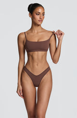 SoftForm Scoop Bralette - Chocolate