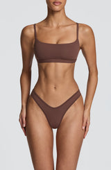 SoftForm Scoop Bralette - Chocolate