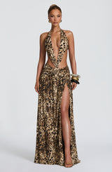 Madara Maxi Skirt - Leopard Print