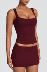 Bea Top - Cherry Lacquer