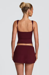 Bea Top - Cherry Lacquer