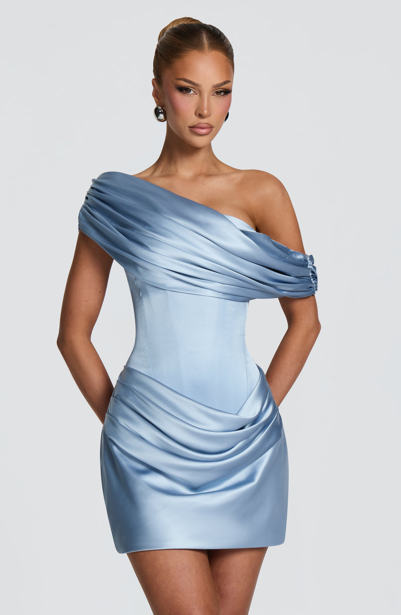 ella light blue off shoulder formal dress Shop the Mini - Glacier Size:11-11.5 US M / 45 EU Short cold Collection: BOLD MOVES Navy Blue Toddler Dress