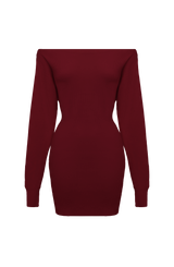 Sawyer Mini Dress - Burgundy