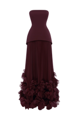Seraphina Gown - Cherry Lacquer