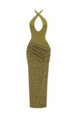 Solea Maxi Dress - Deep Olive