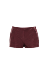 Steph Shorts - Cherry Lacquer