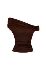 Aveda Top - Plum Brown