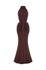 Thekla Maxi Dress - Plum Brown