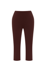 Velma Capri Pants - Plum Brown