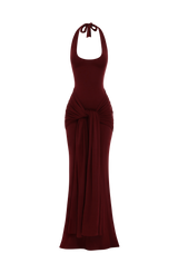 Veneda Maxi Dress - Cherry Lacquer