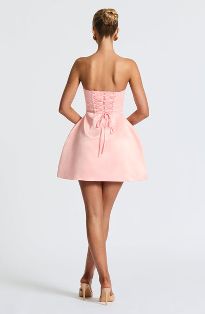 abbey mini dress Significant Other Abbey Strapless Metallic Mini Dress